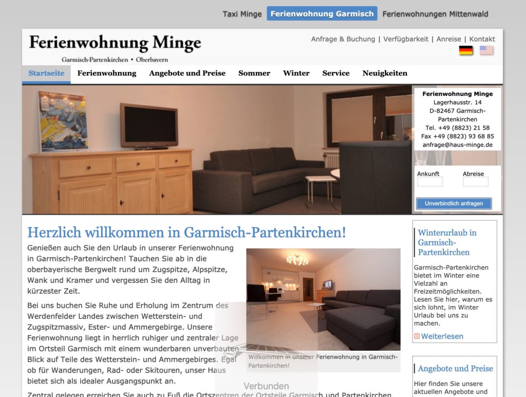 Ferienwohnung Minge